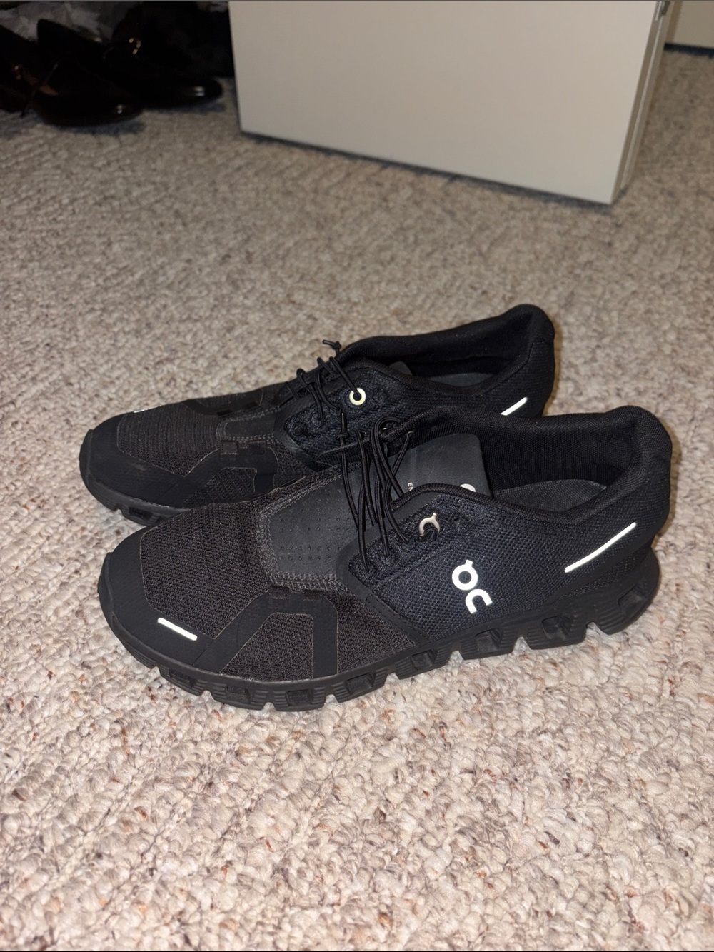 On Running Men's Black Low-Profile Athletic Sneakers